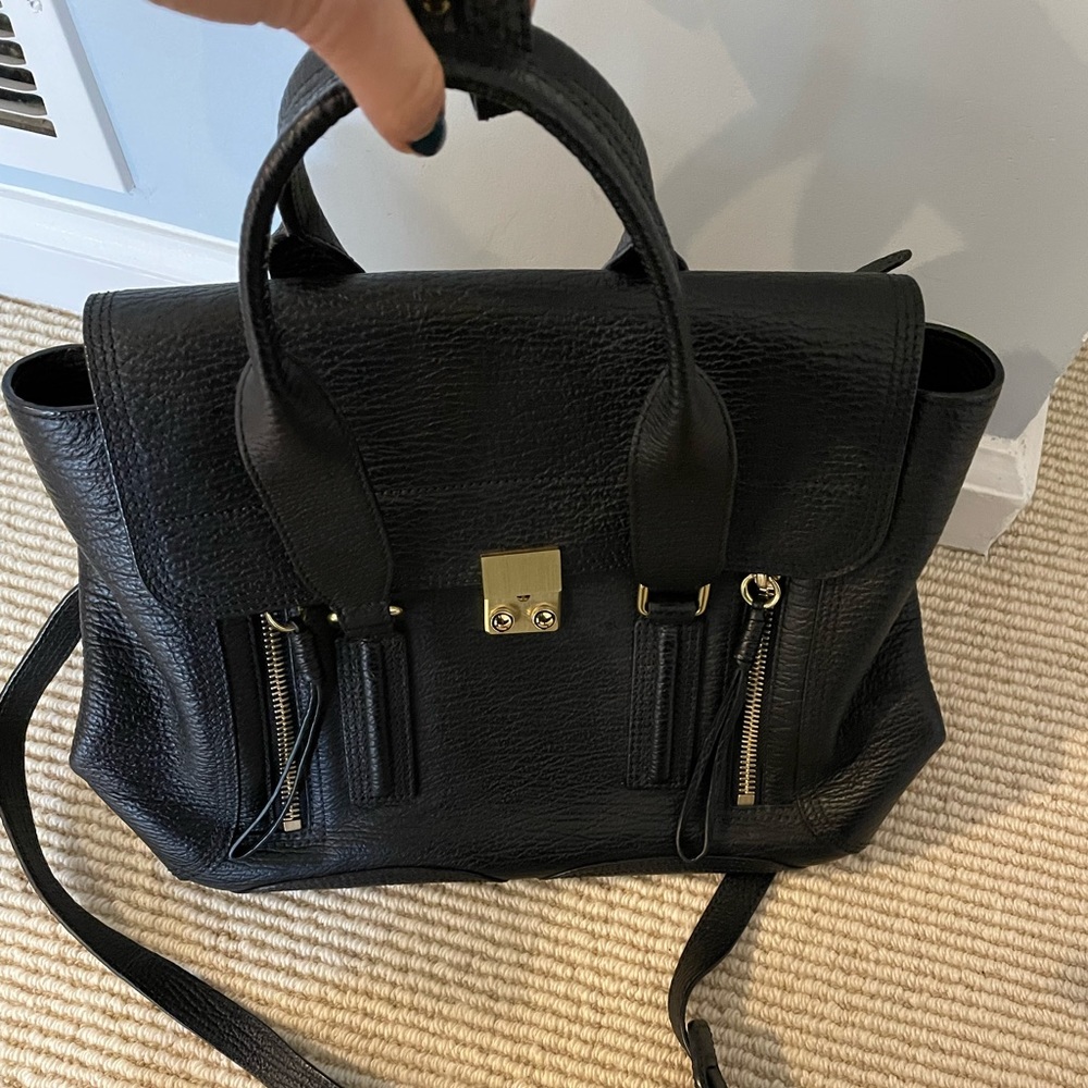 3.1 Phillip Lim Daschi Medium Satchel Black